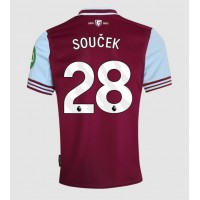 Pánský Fotbalový dres West Ham United Tomas Soucek #28 2024-25 Domácí Krátký Rukáv